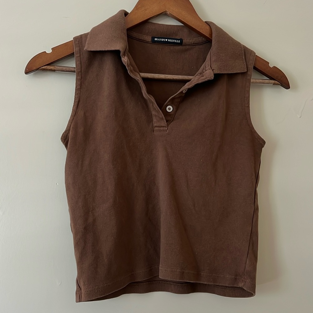 Brandy Melville Collared Tank